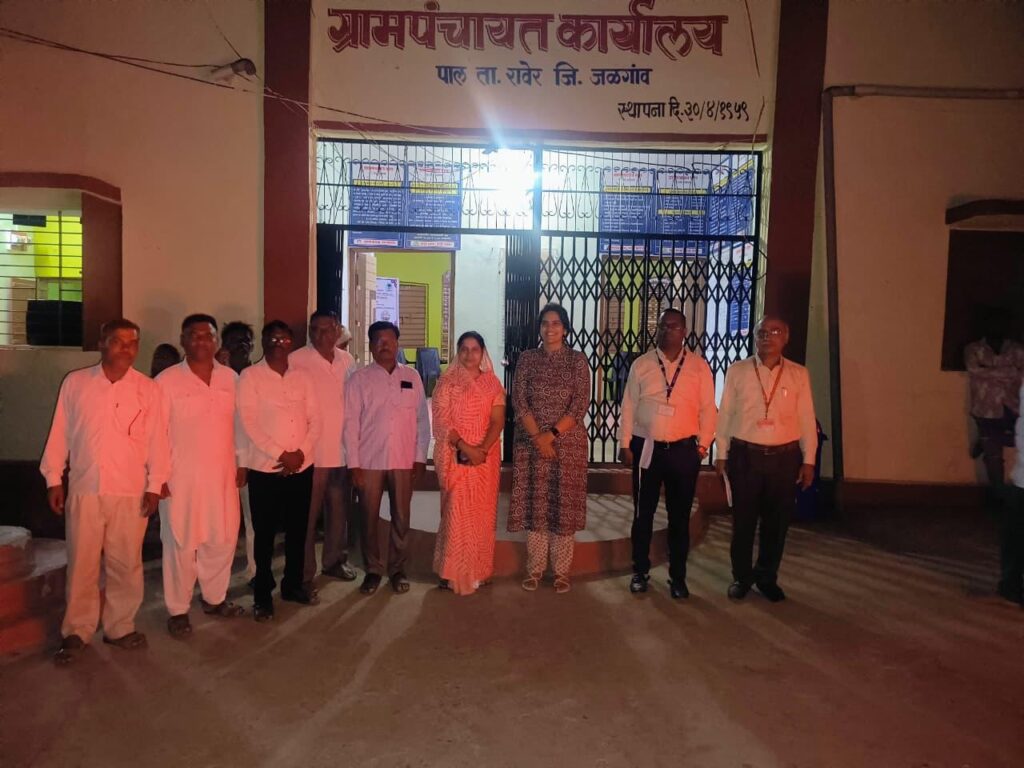 जिल्हा परिषद मुख्य कार्यकारी अधिकारी करिश्मा नायर यांची रावेर तालुक्यातील विविध कामांना भेट,